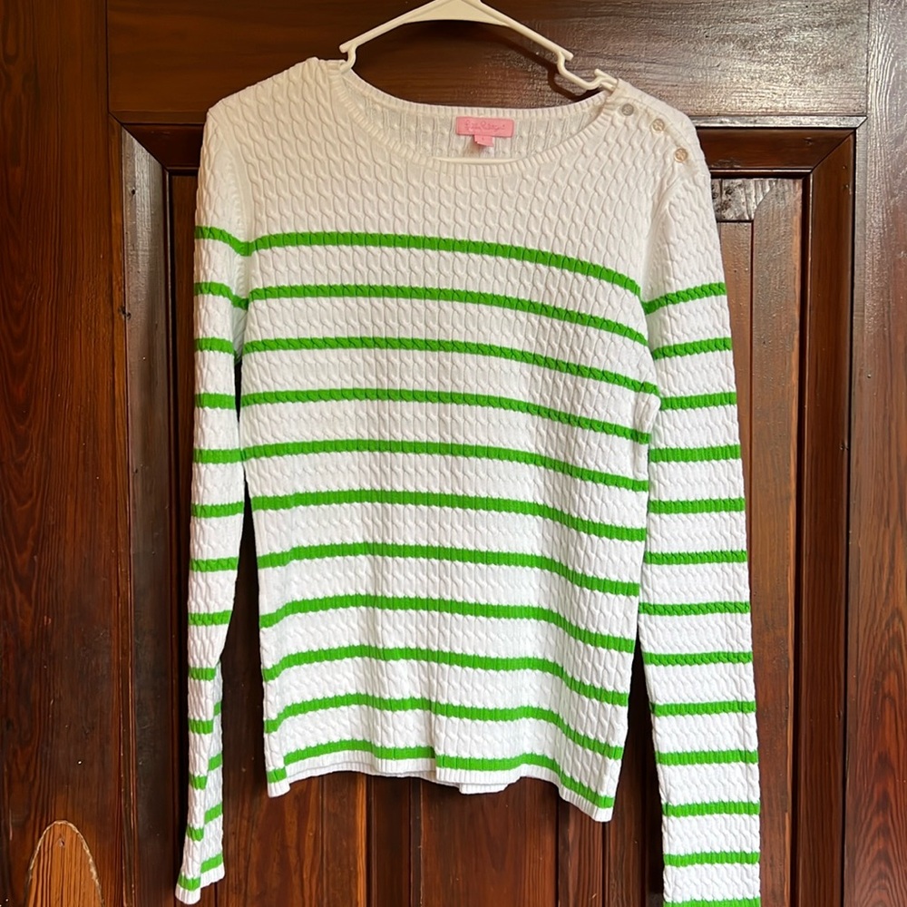 Lilly Pulitzer cotton long sleeve sweater
